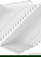 Mexen Kioto-F Walk-in Shower Wall with Frame 70 x 202 cm, Frosted 8 mm, Brushed Nickel - 800-070-104-97-30