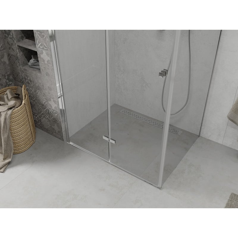 Mexen Lima folding shower cabin 95 x 120 cm, transparent, chrome - 856-095-120-01-00