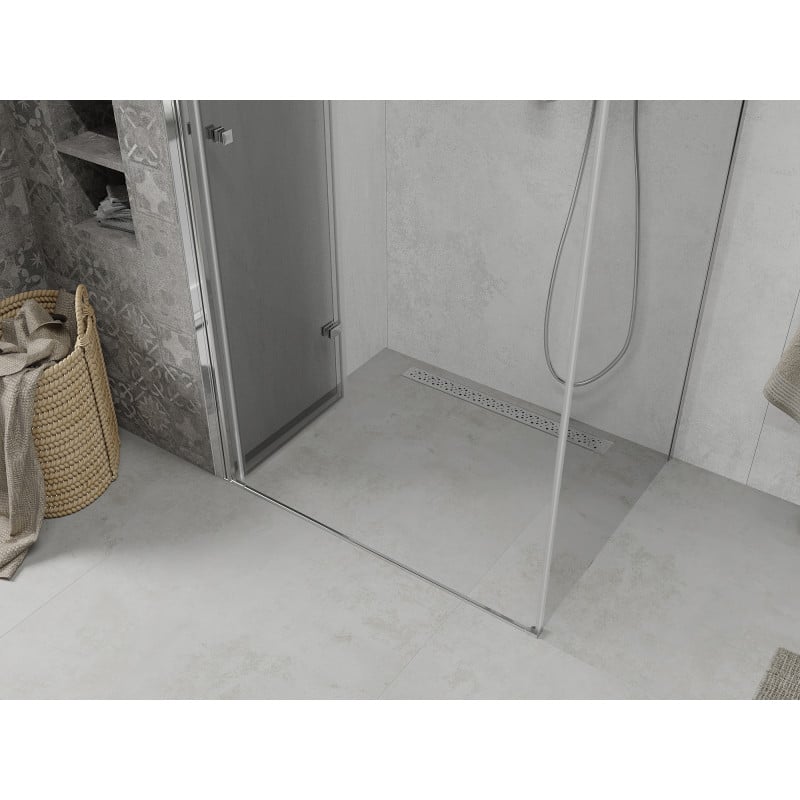 Mexen Lima folding shower cabin 100 x 70 cm, transparent, chrome - 856-100-070-01-00