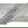 Mexen Lima folding shower cubicle 120 x 80 cm, Transparent, Chrome + shower tray Flat - 856-120-080-01-00-4010