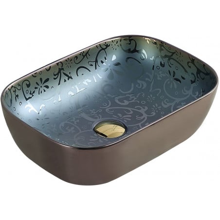 Mexen Rita countertop washbasin 45 x 32 cm, green - 21084556