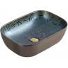 Mexen Rita countertop sink 45 x 32 cm, green - 21084556