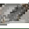 Mexen Lima Duo folding shower cubicle 90 x 90 cm, Transparent, Chrome + shower tray Flat - 856-090-090-01-02-4010