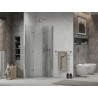 Mexen Lima Duo Folding Shower Cabin 70 x 70 cm, Transparent, Chrome - 856-070-070-02-00