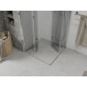 Mexen Lima Duo folding shower cubicle 80 x 80 cm, Transparent, Chrome - 856-080-080-02-00
