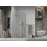 Mexen Lima Duo folding shower cubicle 80 x 80 cm, Transparent, Chrome - 856-080-080-02-00