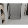 Mexen Roma hinged shower door 80 cm, Transparent, Black - 854-080-000-70-00