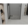 Mexen Roma swing shower doors 110 cm, transparent, black - 854-110-000-70-00
