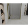 Mexen Roma pivot shower door 110 cm, transparent, gold - 854-110-000-50-00