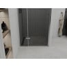 Mexen Roma 90 cm Hinged Shower Door, Graphite, Chrome - 854-090-000-01-40