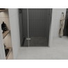 Mexen Roma 110 cm Pivot Shower Door, Graphite, Chrome - 854-110-000-01-40
