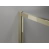 Mexen Exo-R hinged shower enclosure 150 x 90 cm, transparent, gold - 819-150-090-50-00