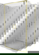 Mexen Exo 70 x 85 cm Pivot Shower Cabin, Transparent, Gold - 8182-070-085-50-00