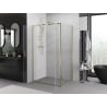 Mexen Exo Hinged Shower Cabin 100 x 90 cm, Transparent, Gold - 8182-100-090-50-00
