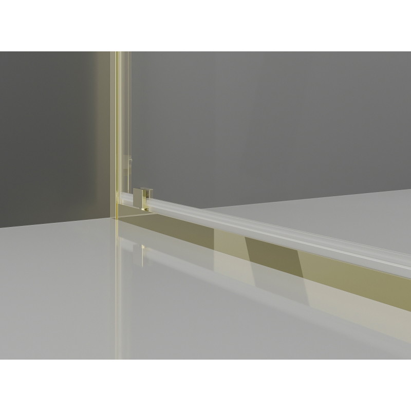 Mexen Exo-BR Duo pivot shower enclosure 70 x 95 cm, transparent, gold - 8182-070-095-50-00