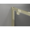 Mexen Exo-BR Duo tilting shower enclosure 90 x 95 cm, transparent, gold - 8182-090-095-50-00
