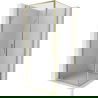Mexen Exo shower cabin pivoting 95 x 95 cm, transparent, gold - 8181-095-095-50-00