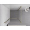 Mexen Exo-BR swing shower cabin 95 x 95 cm, transparent, gold - 8181-095-095-50-00