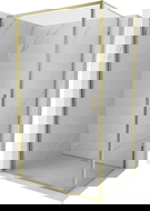 Mexen Exo shower enclosure folding 95 x 80 cm, transparent, gold - 817-095-080-50-00