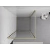 Mexen Exo shower cabin with hinged doors 95 x 95 cm, transparent, gold - 817-095-095-50-00