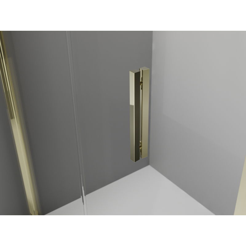 Mexen Exo folding shower cabin 95 x 70 cm, transparent, gold - 816-095-070-50-00