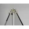Mexen Exo folding shower cabin 75 x 75 cm, transparent, gold - 816-075-075-50-00
