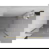 Mexen Exo folding shower cabin 70 x 80 cm, transparent, gold - 816-070-080-50-00
