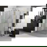 Mexen Exo folding shower cabin 85 x 80 cm, transparent, gold - 816-085-080-50-00
