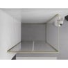 Mexen Exo 95 x 90 cm foldable shower enclosure, transparent, gold - 816-095-090-50-00