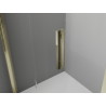 Mexen Exo-F folding shower enclosure 85 x 95 cm, transparent, gold - 816-085-095-50-00