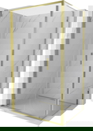 Mexen Exo Foldable Shower Cabin 85 x 100 cm, Transparent, Gold - 816-085-100-50-00