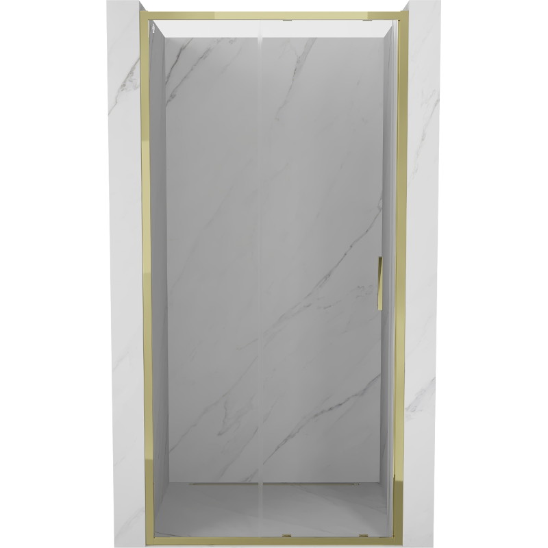 Mexen Exo-S sliding shower doors 95 cm, transparent, gold - 8151-095-000-50-00