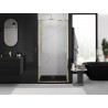 Mexen Exo-S sliding shower doors 95 cm, transparent, gold - 8151-095-000-50-00