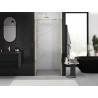 Mexen Exo-S sliding shower doors 110 cm, transparent, gold - 8151-110-000-50-00
