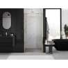 Mexen Exo-S sliding shower doors 110 cm, transparent, gold - 8151-110-000-50-00