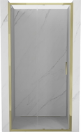 Mexen Exo-S sliding shower door 120 cm, transparent, gold - 8151-120-000-50-00