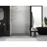 Mexen Exo-S sliding shower door 145 cm, transparent, gold - 8151-145-000-50-00