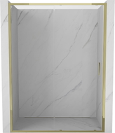 Mexen Exo-S 150 cm Sliding Shower Door, Transparent, Gold - 8151-150-000-50-00