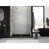 Mexen Exo-S Duo double sliding shower doors 140 cm, transparent, gold - 8152-140-000-50-00