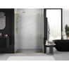 Mexen Exo-S Duo double sliding shower doors 140 cm, transparent, gold - 8152-140-000-50-00