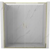 Mexen Exo-S Duo double sliding shower door 170 cm, transparent, gold - 8152-170-000-50-00