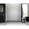 Mexen Exo-S Duo double sliding shower doors 200 cm, transparent, gold - 8152-200-000-50-00