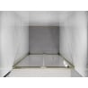 Mexen Exo folding shower door 75 cm, transparent, gold - 816-075-000-50-00
