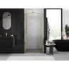 Mexen Exo-B swing shower doors 60 cm, transparent, gold - 817-060-000-50-00
