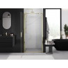 Mexen Exo-B swing shower doors 60 cm, transparent, gold - 817-060-000-50-00