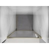 Mexen Exo-B swing shower door 70 cm, transparent, gold - 817-070-000-50-00