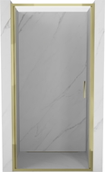 Mexen Exo-B hinged shower doors 100 cm, transparent, gold - 817-100-000-50-00