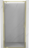 Mexen Exo-BR hinged shower door 70 cm, transparent, gold - 8181-070-000-50-00