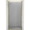 Mexen Exo-BR swing shower door 75 cm, transparent, gold - 8181-075-000-50-00