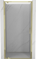 Mexen Exo-BR swing shower door 100 cm, transparent, gold - 8181-100-000-50-00